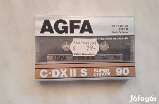 1DB AGFA Superchrom Cdxiis magnó kazetta