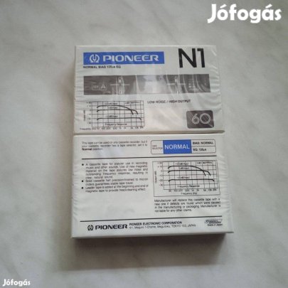1DB Pioneer N1 Magnó kazetta