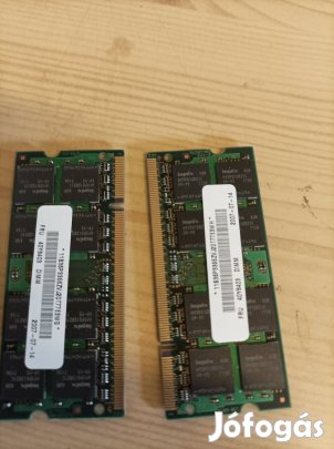 1GB-os. DDR2 laptop ram memória eladó 