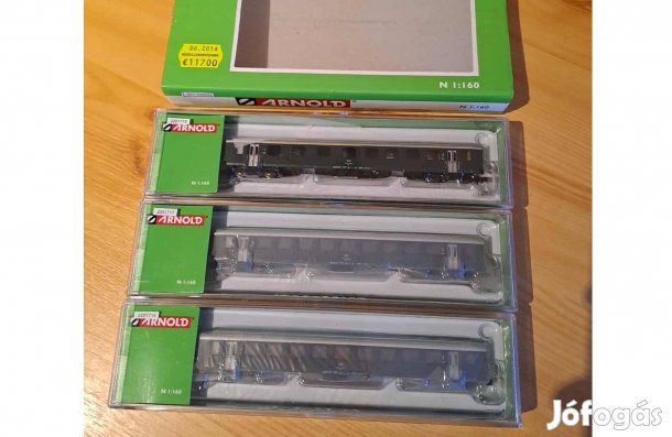 1:160 N-es Arnold Vasuti kocsi szett