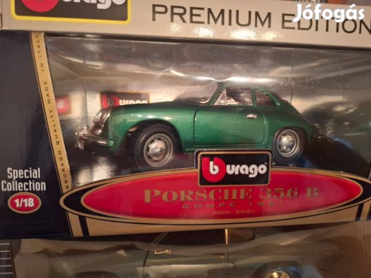 1:18 1/18 Bburago Porsche 356 eladó