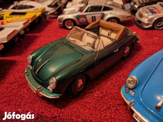 1:18 1/18 Burago Porsche 356 B modellautó