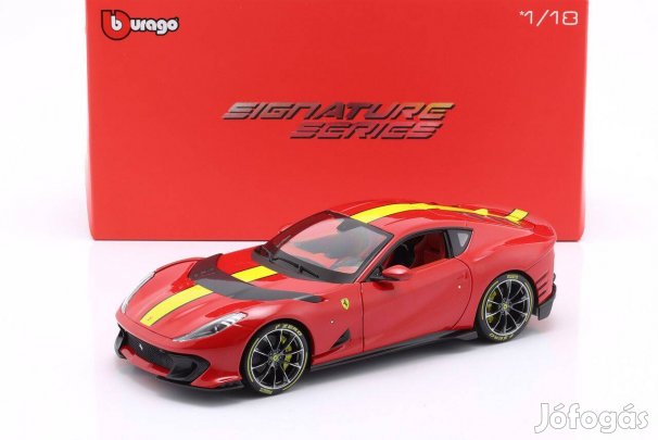 1:18 1/18 Ferrari 812 Competizione - 2021 piros/sárga