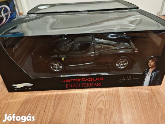 1:18 1/18 Hot Wheels Elite Ferrari Enzo limitált modellautó