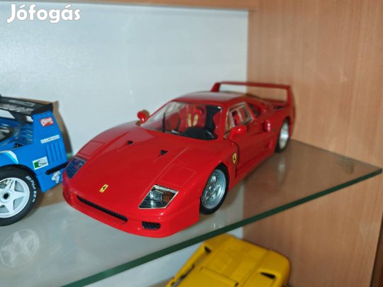 1:18 1/18 Hot Wheels Ferrari F40 és 250 GTO modellautó
