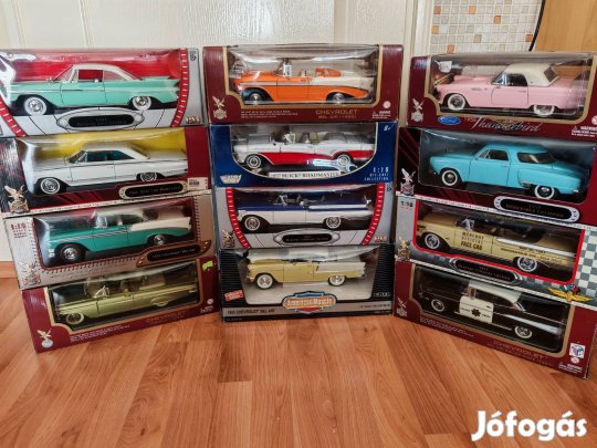 1:18 1/18 Klasszikus Amerikai modellautó Chevrolet Mercury stb