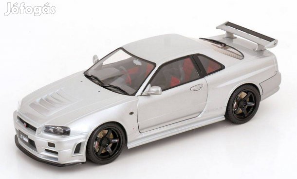 1:18 1/18 Nissan Skyline GT-R (R34) Z-Tune - 1999 ezüst - Solido