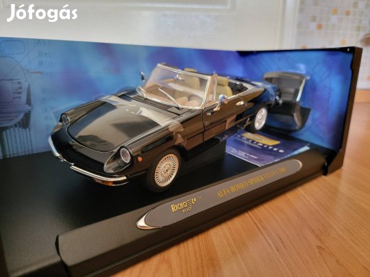1:18 1/18 Ricko Alfa Romeo Spider Veloce 2000 modellautó