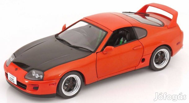1:18 1/18 Toyota Supra MK4 - 1993-2002 narancsmetál/fekete - Solido