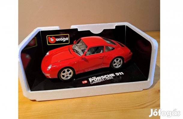 1:18 Burago Porche 911 Carrera 993 modell