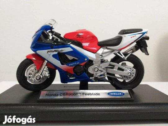 1/18 motor modell, makett Honda CBR 900 RR Fireblade 2000
