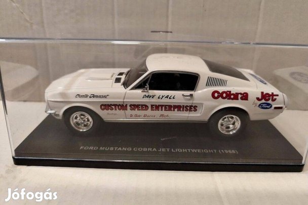 1:24 1/24 Ford Mustan Cobra Jet Lightweight - 1968 fehér