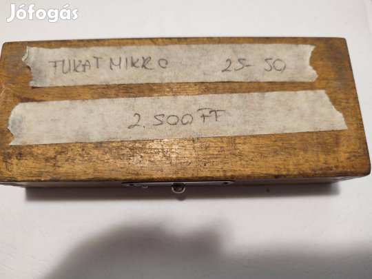 1.Furatmérő mikrométer