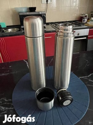 1 Literes Inox termoszok ivópohárral