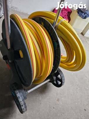 1" os locsoló tömlő tartóval