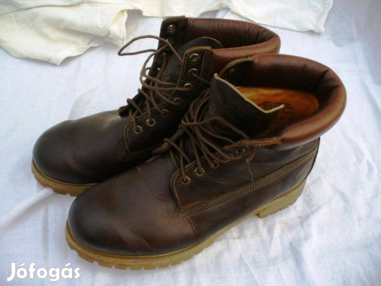 1. szép eredeti Timberland bőr bakancs cipő 30cm 48