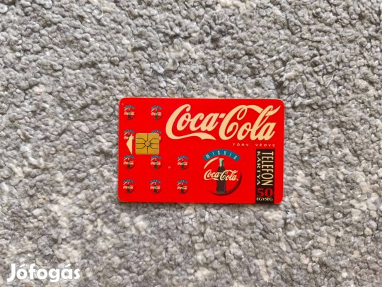 1 db Coca Cola telefonkártya