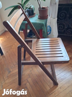 1 db balkón kerti szék összecsukható fa szék, ikea eladó Margit hídnál