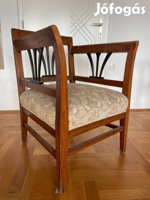1 db karos bársony szék masszív tömör fa