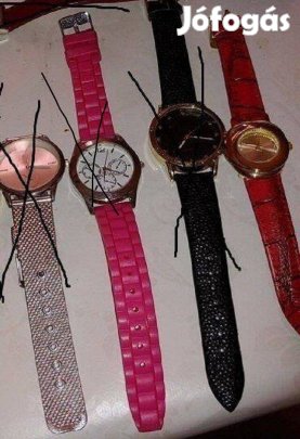 1 db piros újszerű női karóra ajándékokkal