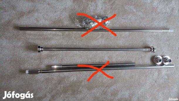 1 db teleszkópos karnis, rúd 85-140 hosszú, eladó
