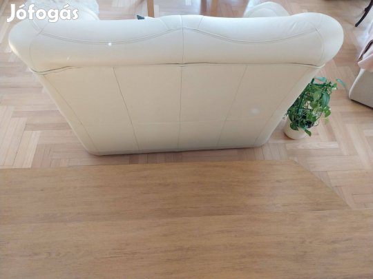 1-es, 2-es és 3-as bőrfotel natúr színű