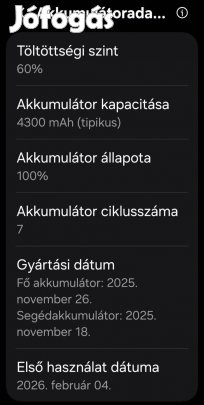 1 hetet használt Z Flip 7 eladó