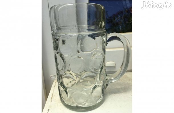 1 liter söröspohár sörös pohár korsó Posta