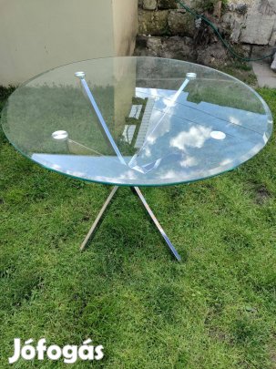 1 méter üvegasztal