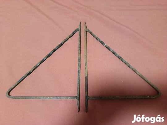 1 pár = Egy polcos vas fém fali polc tartó eladó !!