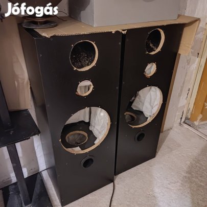 1 pár üres hangfaldoboz