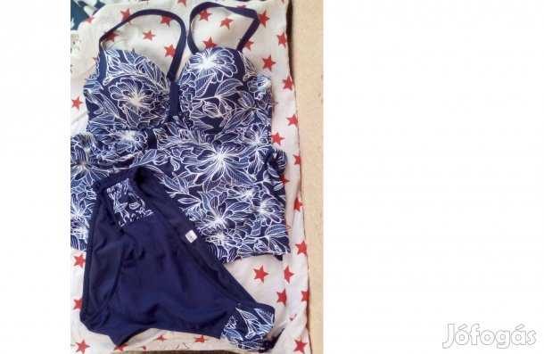 1 x használt 2 részes fűrdőruha L-es = 42-es méret