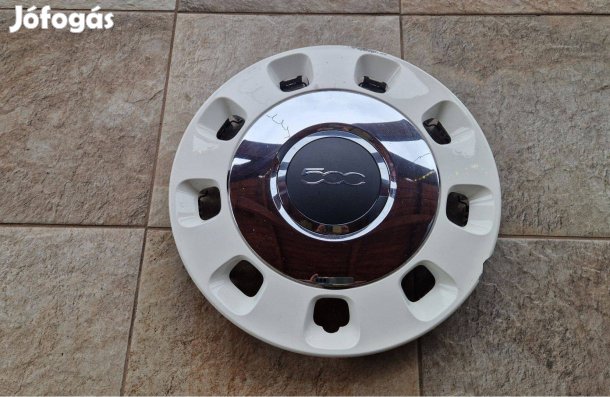 1db 14" Fiat 500 gyári dísztárcsa pici perem sérüléssel