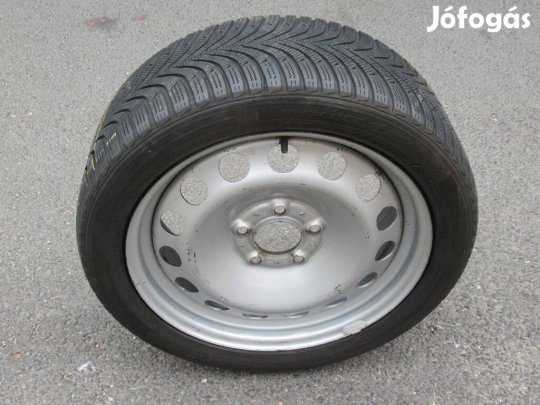 1db 17" BMW pótkerék 5x120 lemezfelni 225/45R17 gumi E36 E46 E81