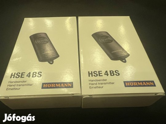 1db Hörmann HSE4 4 BS Bisecur kapunyitó távirányító