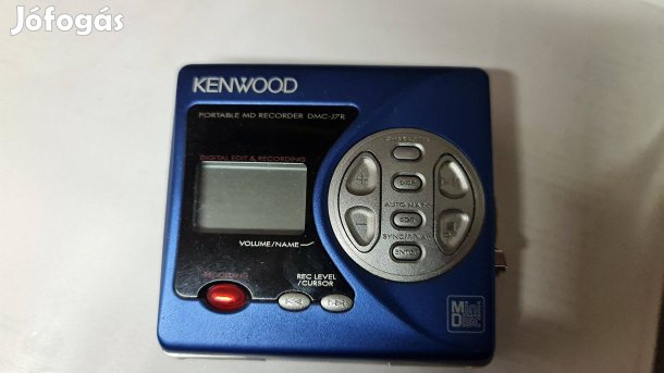 1db Kenwood DMC-J7R hordozható MD lejátszó eladó