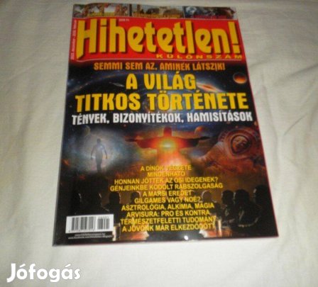 1db hihetetlen ujj különkiadás