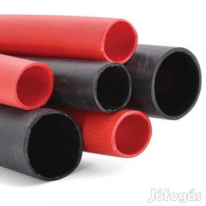 1m Zsugorcső Vastagfalú Kábelekhez Piros és Fekete 16mm (5930)
