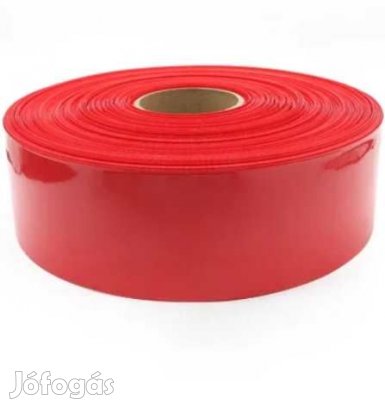 1m Zsugorfólia 18650 Nagyobb Pakkokhoz Piros 120mm (5713)