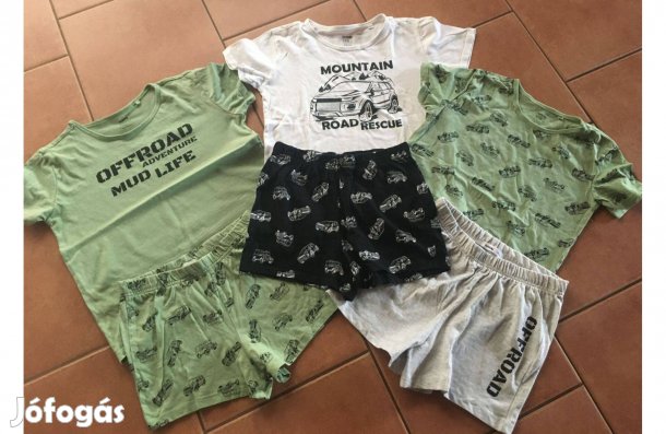 1x-2x viselt autós pizsama! 128-134