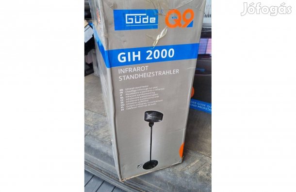 2000W-os fűtőteljesítménnyel teleszkópos, infravörös hősugárzó