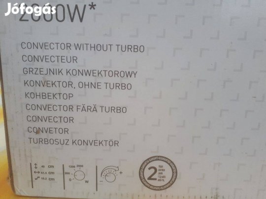 2000 W teljesítményű konvektor eladó