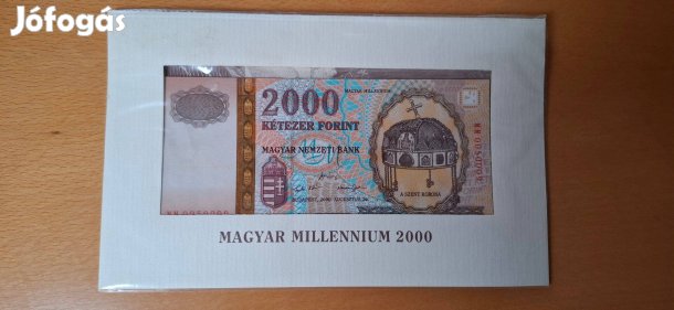 2000 forint millenium díszkiadás UNC