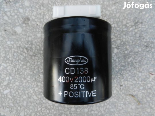 2000uF 400V elektrolit kondenzátor