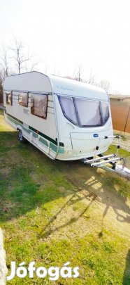 2005 4 fős/Friss műszakis ,moveros- fix franciaágyas+körülős lakókocsi