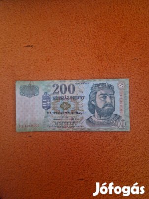 2005-ös papír 200Ft-os FD jelű