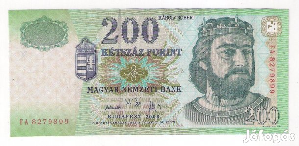 2006. 200 forint UNC! Fa szériás