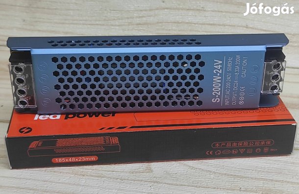 200W AC/DC 24V 8.33A tápegység led szalag led panel kamera tápegység