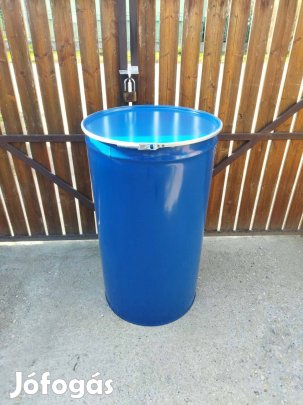 200 220 literes hordó hordók fém vas lemez termény takarmány tároló