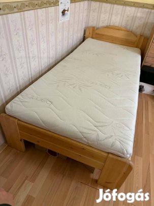 200*90 ágy, ágy kerettel, matraccal